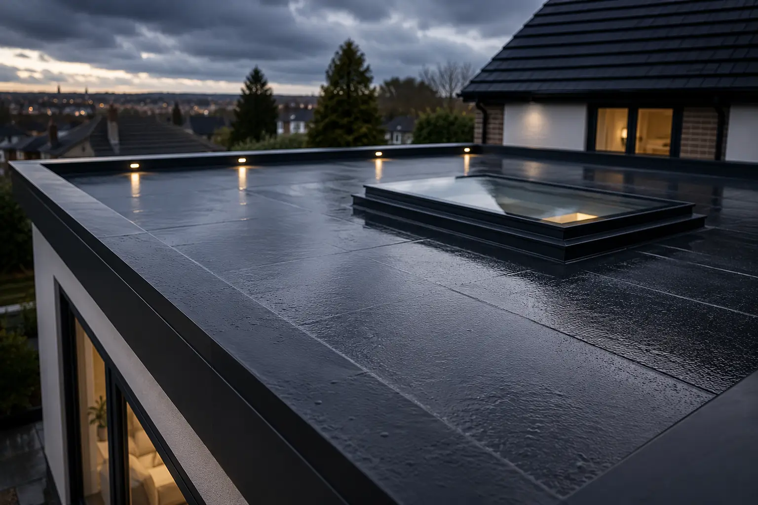 Flat roofing