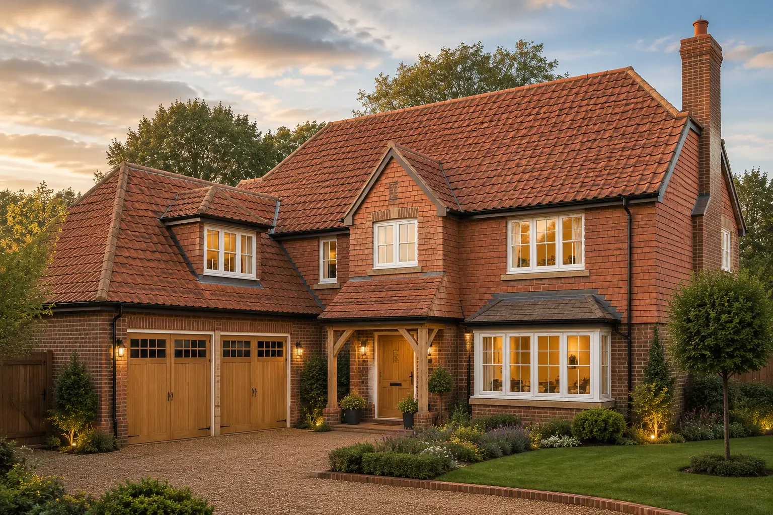 Roofing detail on a Surrey property